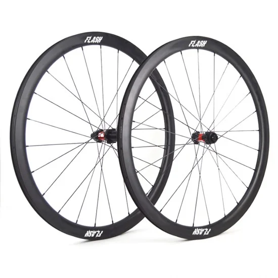 700C 38x26mm Tubeless  Hookless / Tubular Road Bicycle Carbon Wheels DT SWISS Hub